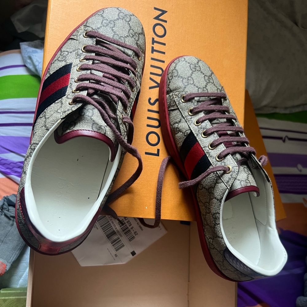 GUCCI Men's Ace GG Supreme Sneakers